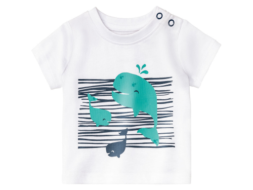 Костюм (футболка і шорти) для хлопчика Lupilu 370937-1 086-92 см (12-24 months) білий  77820