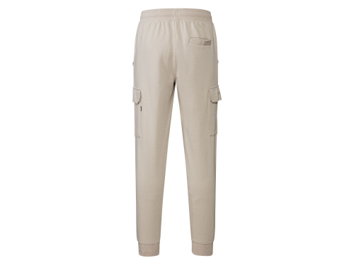 Спортивні штани XL Regular Fit Джоггеры з начосом для чоловіка Livergy 453296 бежевий 83694