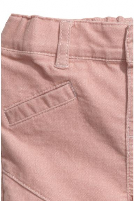 Штани із м'якого оксамиту для дівчинки H&amp;M 0558888001 080 см (9-12 months) рожевий 62368