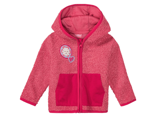 Куртка демісезонна 062-68 см (2-6 months)   флісова для дівчинки Lupilu 379416 рожевий 89391