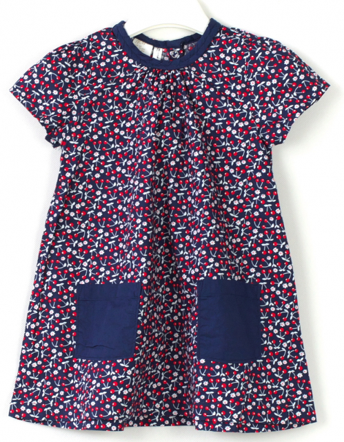 Плаття бавовняне для дівчинки H&amp;M 0202660 092 см (18-24 months) фіолетовий 60455