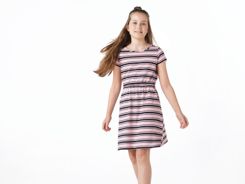 Плаття трикотажне з кишенями для дівчинки Pepperts 400602 122-128 см (6-8 years) рожевий  75523