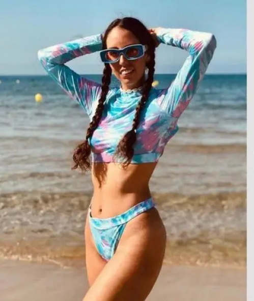 Нижня частина купальника XL   з високою талією для жінки H&amp;M 0971577-001 Різнобарвний 86050