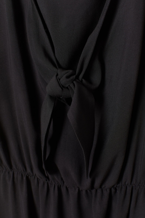 Плаття бавовняне з ланцюжком для жінки H&amp;M 0772898-002 36 / S (EU) чорний  82417