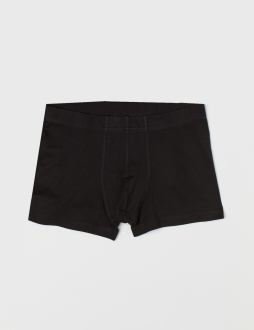 Трусики -боксери однотонні для хлопчика H&M 0973809-008 170 см (14-15 years) чорний  76457