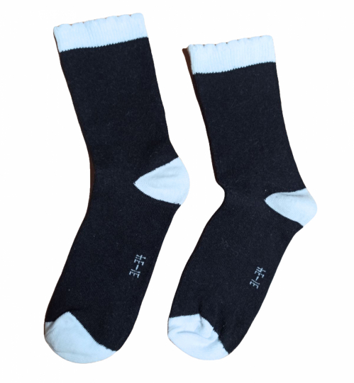 Шкарпетки  для дівчинки OVS BDO57458-1 розмір взуття 31-34 (8-11 years) чорно-білий 67379