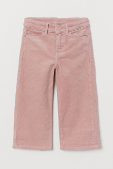 Штани 092 см (18-24 months)   вельветові для дівчинки H&M 0762767001 рожевий 82238