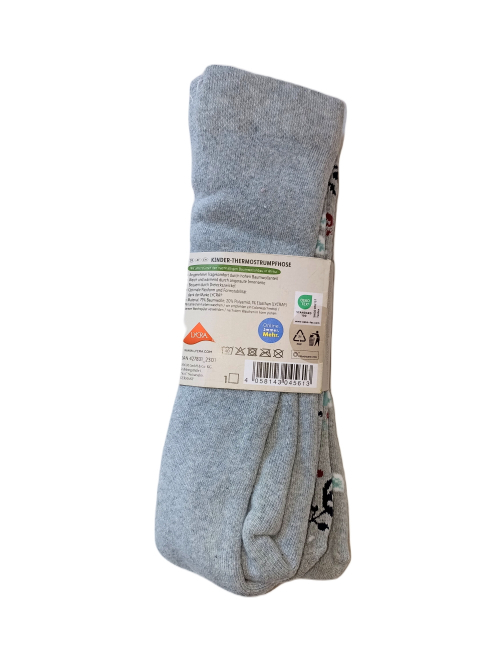 Колготки 110-116 см (4-6 years)   махрові для дівчинки Lupilu 427831 сірий 83774