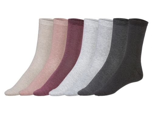 Шкарпетки набір 7 пар для жінки Esmara 427447 розмір взуття 39-42 Різнобарвний  81982