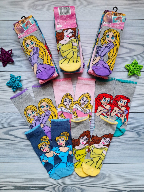 Шкарпетки 5 пар  для дівчинки Disney 8718781040956 розмір взуття 27-30 (4-6 years) Різнобарвний 65183