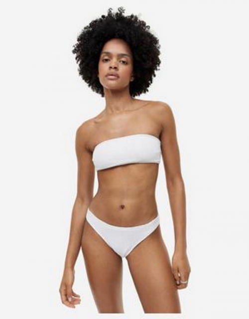 Трусики-бразиліана з мікрофібри для жінки H&amp;M 1174840-004 44 / XXL білий  86991
