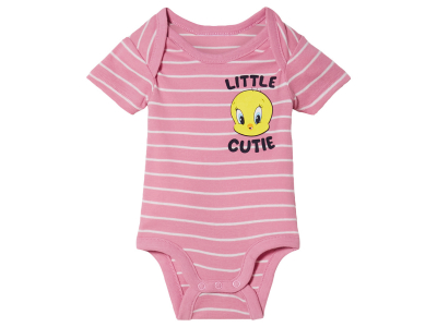 Боді (звич.) з коротким рукавом для дівчинки Disney 468577 062-68 см (2-6 months) рожевий  87829