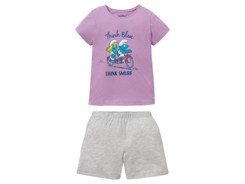 Піжама 122-128 см (6-8 years)   (футболка і шорти) для дівчинки Disney 342466 Різнобарвний 72826