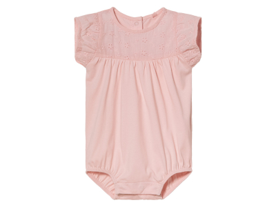 Боді (звич.) з коротким рукавом для дівчинки Lupilu 461446 050-56 см (0-2 months) рожевий  89376
