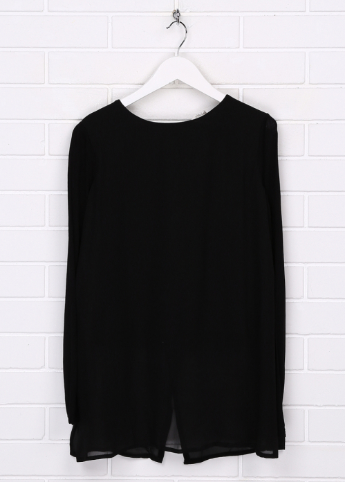 Блузка  для дівчинки H&amp;M 0429617 134 см (8-9 years) чорний 62494