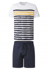 Піжама (футболка і шорти) для чоловіка Livergy 409166 42 / XL Різнобарвний  78952