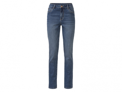 Джинси 46,L  Skinny з високою посадкою вузькі для жінки Esmara 440669 блакитний 89677