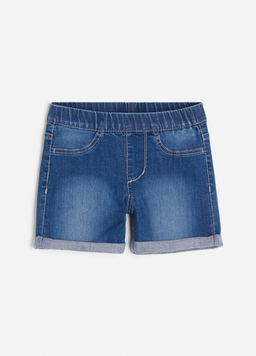 Шорти джинсові для дівчинки H&amp;M 1019586-005 128 см (7-8 years) синій  75615