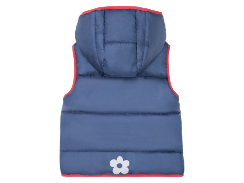 Теплий жилет на флісовій підкладці для дівчинки Lupilu 357154 086 см (12-18 months) темно-синій  74061