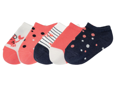 Шкарпетки 27-30   5 пар для дівчинки Lupilu 372235 Різнобарвний 81664