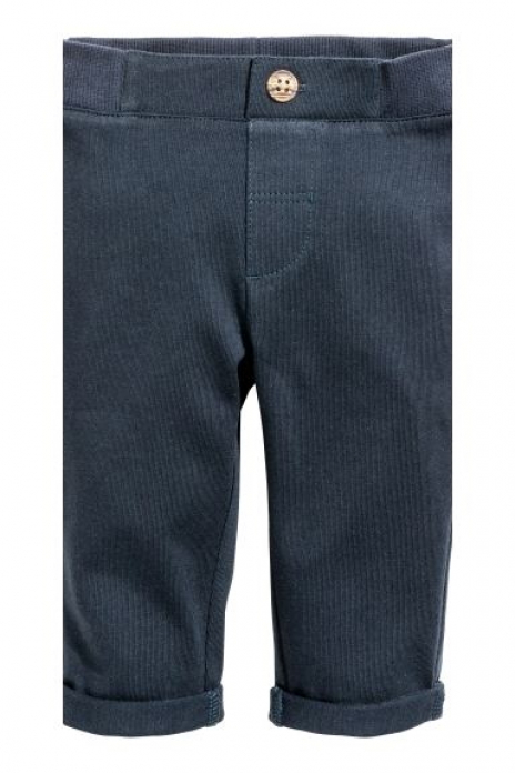 Штани  для хлопчика H&amp;M 0414217001 092 см (18-24 months) темно-синій 65980