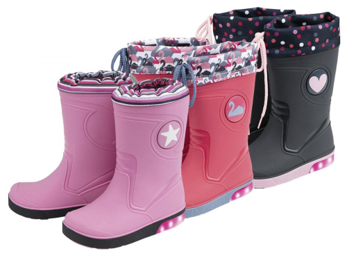 Гумові чоботи без утеплювача для дівчинки Lupilu 309203 розмір взуття 22-23 (1.5-2.5 years) кораловий (рожево-помаранчевий) 68900