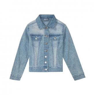 Джинсова куртка на кнопках для дівчинки Pepperts 372805 122 см (6-7 years) блакитний  78541