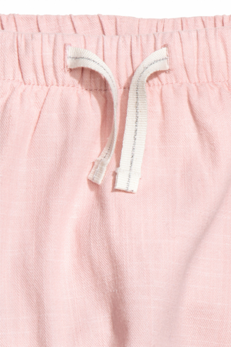 Штани  для дівчинки H&amp;M 0450314003 074 см (6-9 months) рожевий 56737