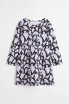 Сукня (плаття) 110-116 см (4-6 years)   з принтом Хелловін для дівчинки H&M 0929076-068 фіолетовий 85616