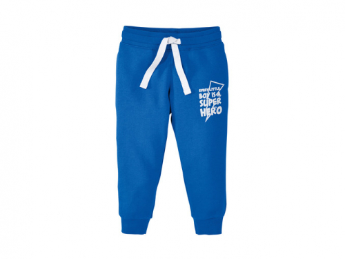 Спортивні штани 098-104 см (2-4 years)  Джоггеры утеплені для хлопчика Lupilu 293642 синій 73151