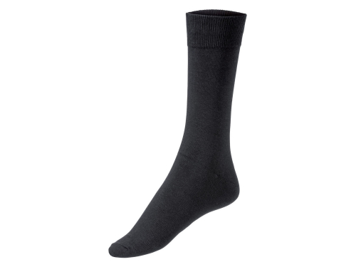 Шкарпетки 43,44,45,46   однотонні високі з широкою резинкою для чоловіка Livergy BDO72220 чорний 72220