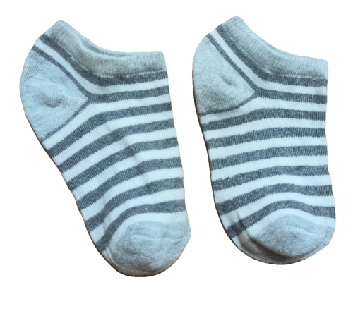 Шкарпетки короткі для хлопчика H&amp;M BDO44365-2 розмір взуття 19-21 (1-2 years) сірий 67107