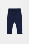 Спортивні штани двунитка для хлопчика Fagottino 1077139 080 см (12-18 months) темно-синій  74785