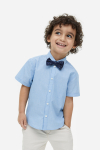 Рубашка    з коротким рукавом для хлопчика H&M 1133812-001 104 см (3-4 years) блакитний 81051