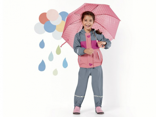 Куртка-дощовик  для дівчинки Lupilu 307991 122-128 см (6-8 years) Різнобарвний 64559