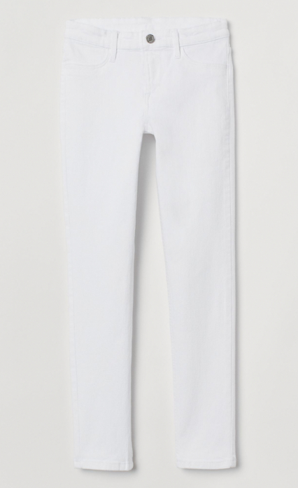 Джинси  для дівчинки H&amp;M 0552370012 140 см (9-10 years) білий 66404