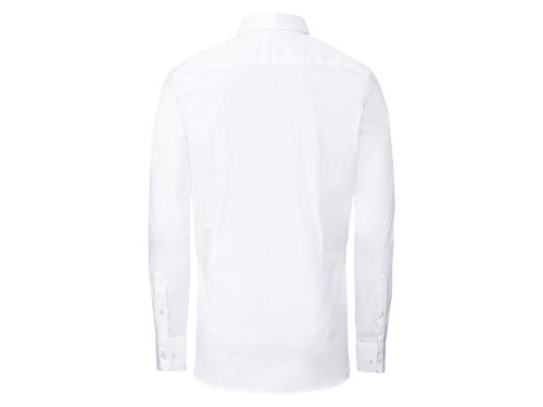 Рубашка однотонна бавовняна для чоловіка Nobel League 342546 43ш / XL / 54 білий  79746