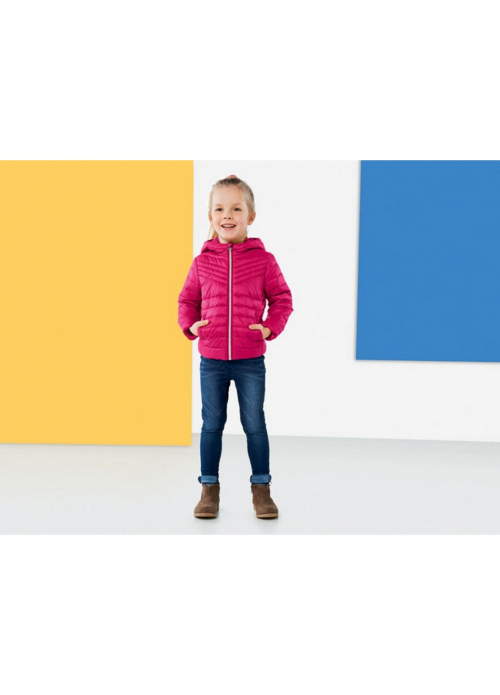 Куртка демісезонна водовідштовхувальна та вітрозахисна для дівчинки Lupilu 328104 116 см (5-6 years) малиновий (темно-рожевий) 72811