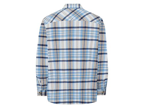 Рубашка піджак тепла для чоловіка Livergy 394139 36 / S блакитний  79641