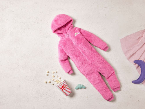 Піжама кігурумі 098-104 см (2-4 years)   з плюшу для дівчинки Lupilu 431117 рожевий 84734