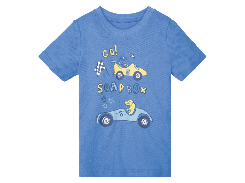 Піжама (футболка і шорти) для хлопчика Lupilu 372795-н 110-116 см (4-6 years) синій  81583