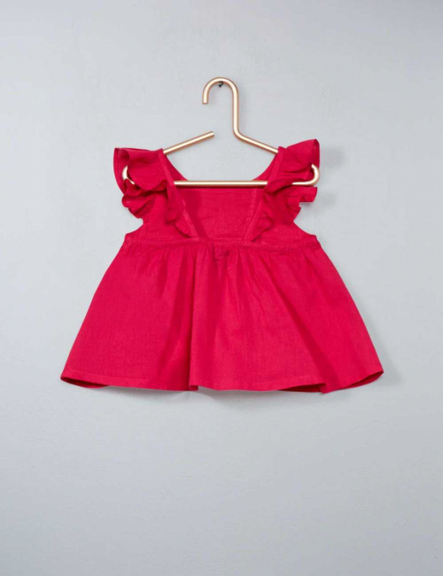 Костюм  для дівчинки Kiabi vz813 056-62 см (1-3 months) малиновий (темно-рожевий) 67849