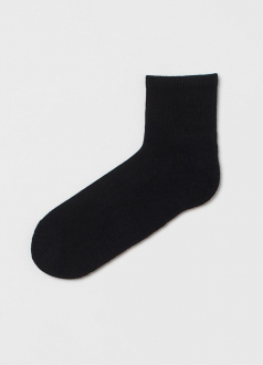 Шкарпетки 40,41,42   махра з широкою резинкою для чоловіка H&M 1007407-003 чорний 80815