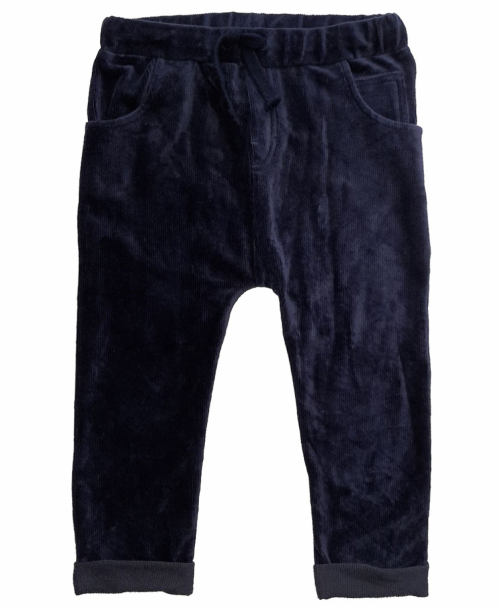 Штани  для хлопчика H&amp;M 0798898001 104 см (3-4 years) темно-синій 64079