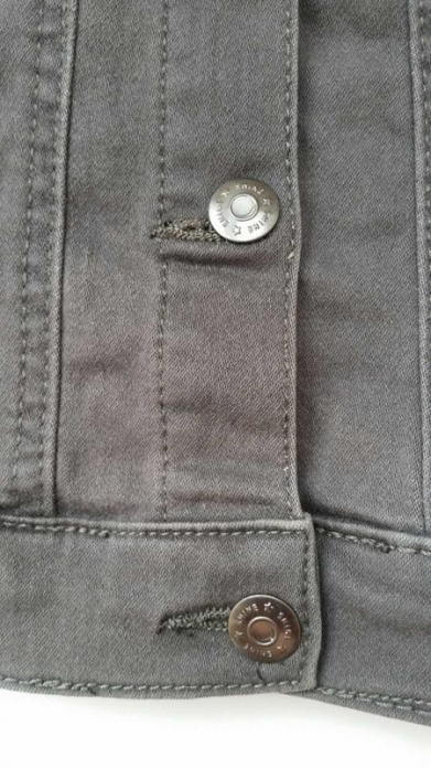 Джинсова куртка 104 см (3-4 years)   на кнопках для дівчинки Lupilu 328912 сірий 69390