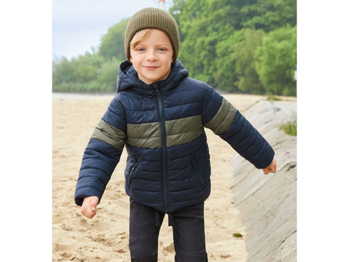 Куртка демісезонна водовідштовхувальна та вітрозахисна для хлопчика Lupilu 328111 110 см (4-5 years) темно-синій  77301