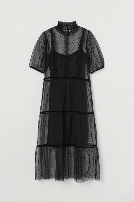 Плаття подвійне для жінки H&amp;M 0949587-001 40 / L чорний  82460