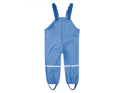 Напівкомбінезон-дощовик 110-116 см (4-6 years)   водонепроникний на регульованих підтяжках для хлопчика Lupilu 430978 блакитний 73406