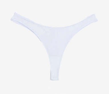 Трусики-бразиліана бавовняні для жінки H&M 1174840-006 34 / XS блакитний  87424