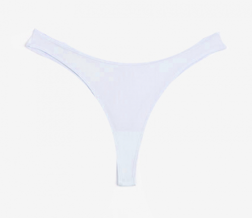 Трусики-бразиліана бавовняні для жінки H&amp;M 1174840-006 34 / XS блакитний  87424